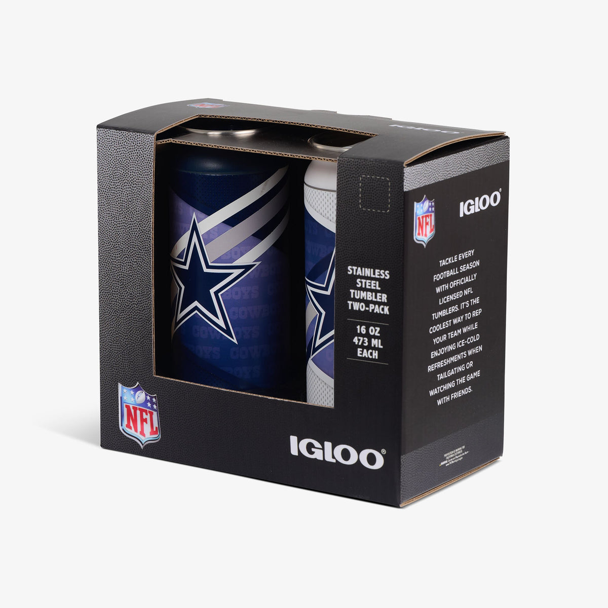 Dallas Cowboys Home & Away 16 Oz Can 2-Pack