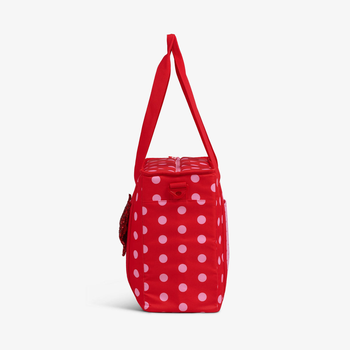 Disney Minnie Mouse Polka Dots Dual Compartment Tote Cooler Bag