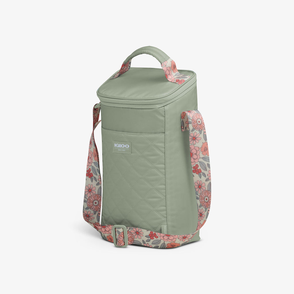 Floral MaxCold® DUO Vertical Crossbody Cooler Bag