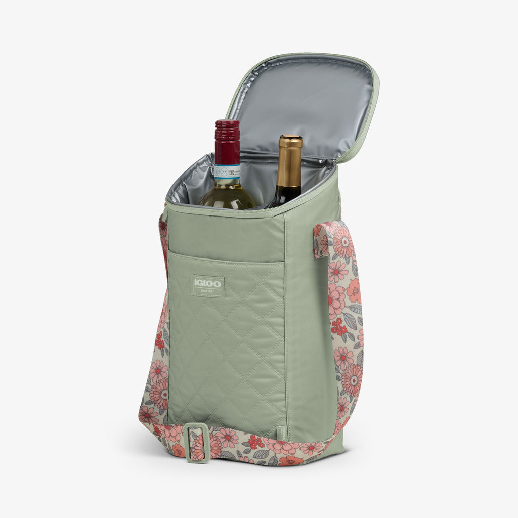 Floral MaxCold® DUO Vertical Crossbody Cooler Bag
