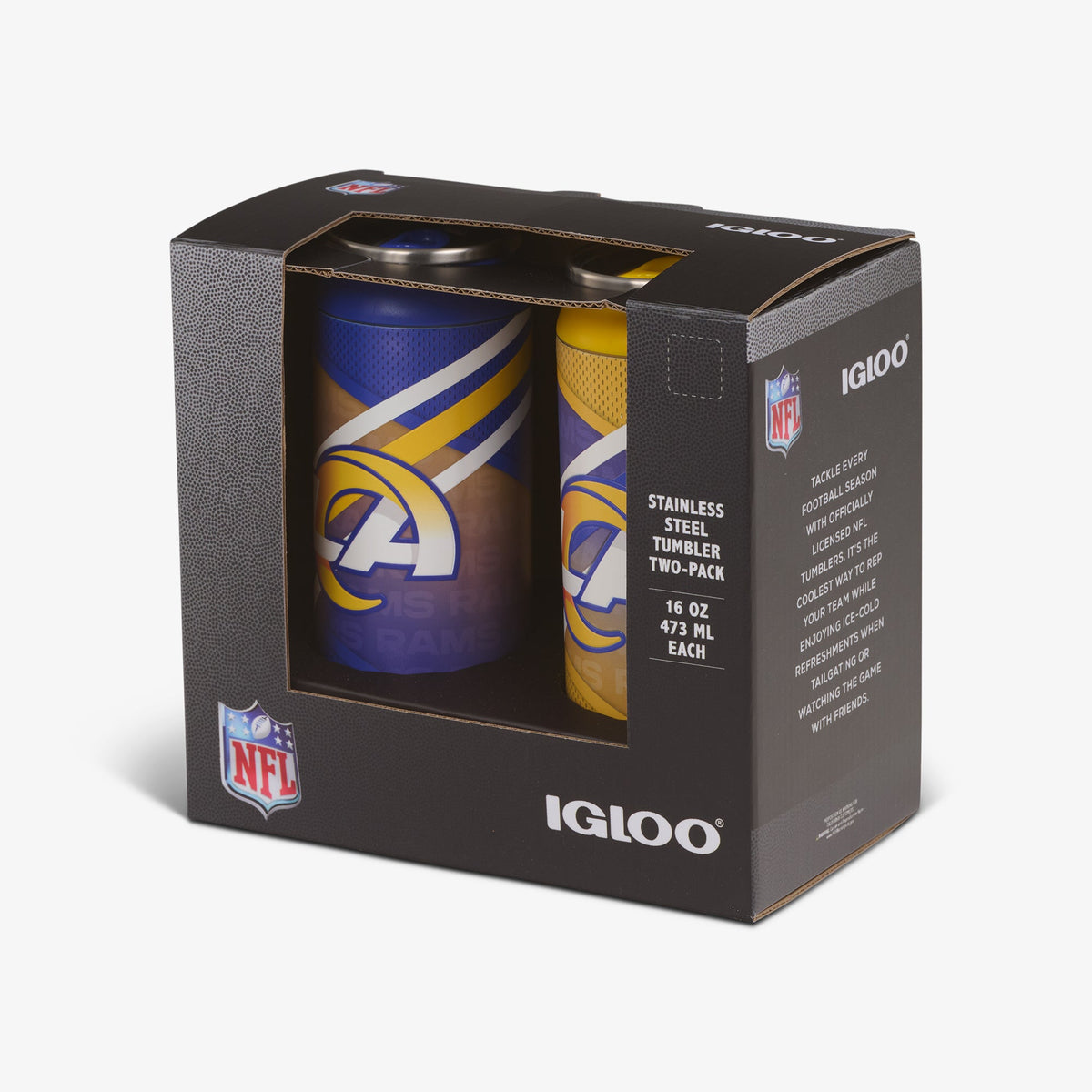 Los Angeles Rams Home & Away 16 Oz Can 2-Pack