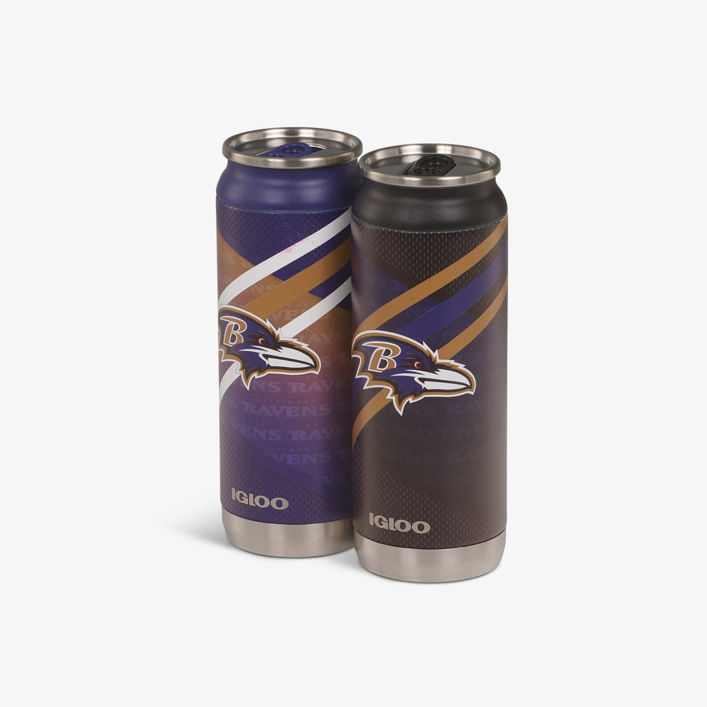Baltimore Ravens Home & Away 16 Oz Can 2-Pack